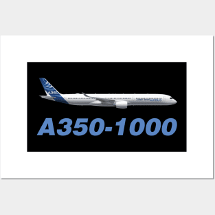 Airbus A350-1000 Posters and Art